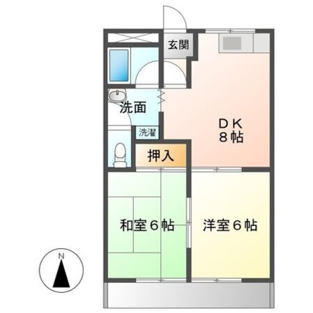 サンライズタウンの物件間取画像